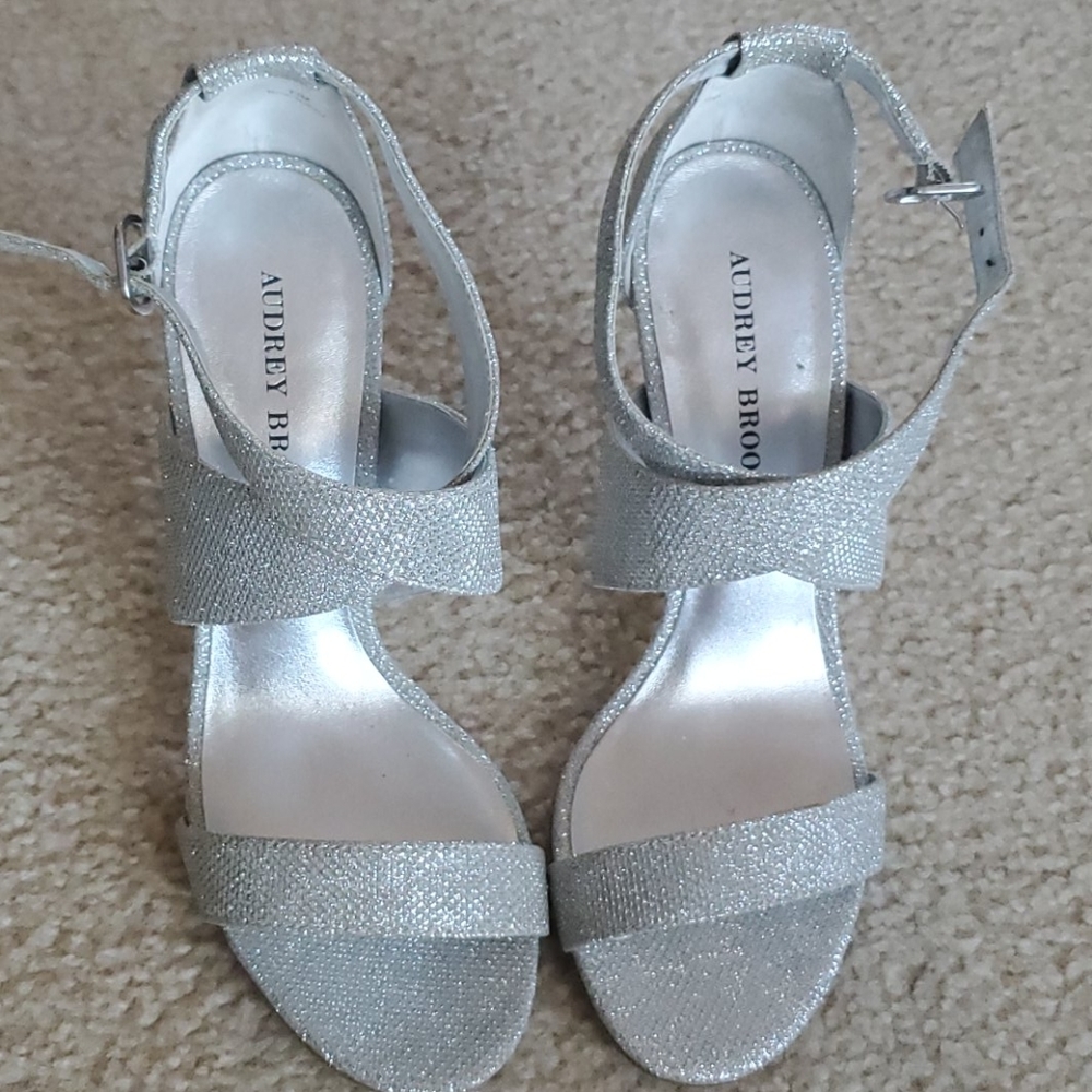 Silver sandals